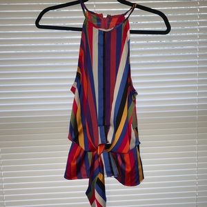 Stripe Halter Top from a boutique